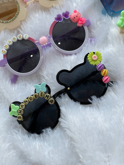 Fancy kids customised sunglasses