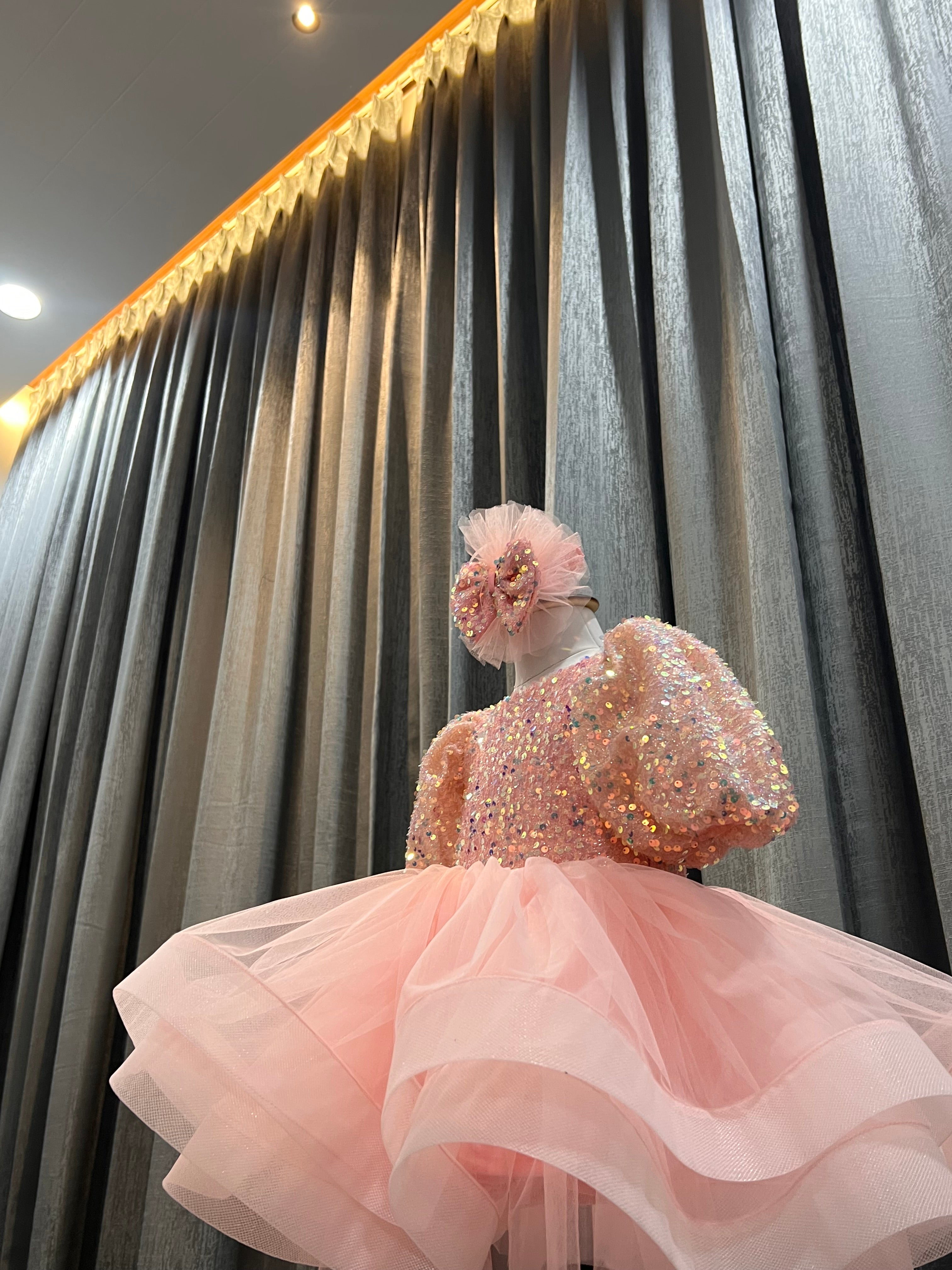 Amazing Rainbow Sequence Birthday Dress