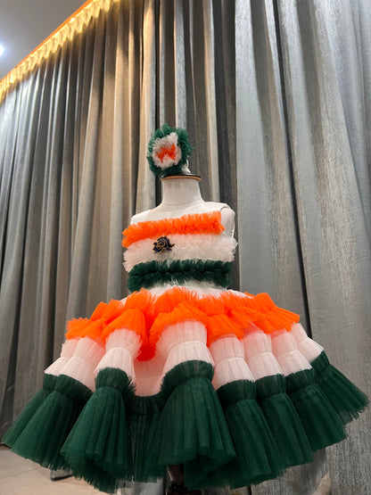 Amzing Indian Flag Frock