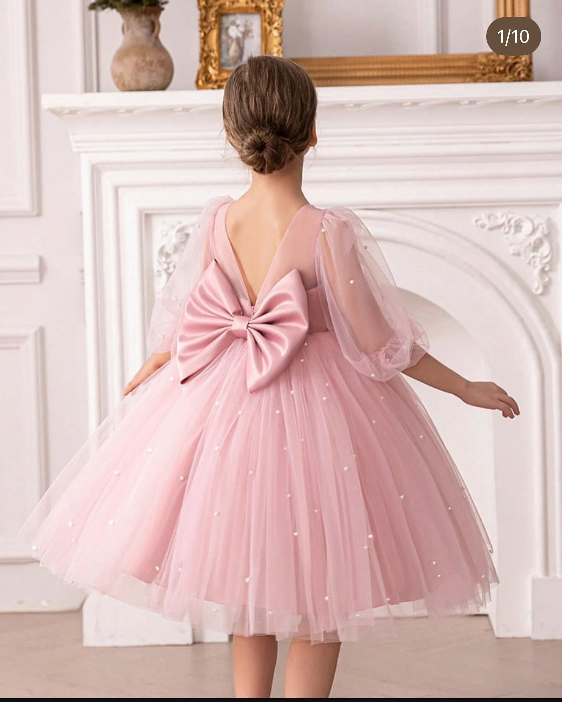 Classy Baby Dress With Bow