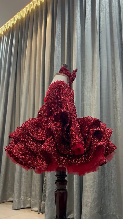 Beautiful Red Birthday Dress