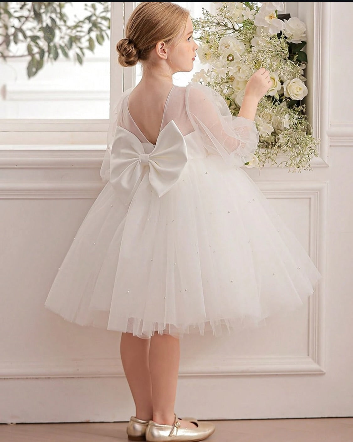 Classy Baby Dress With Bow
