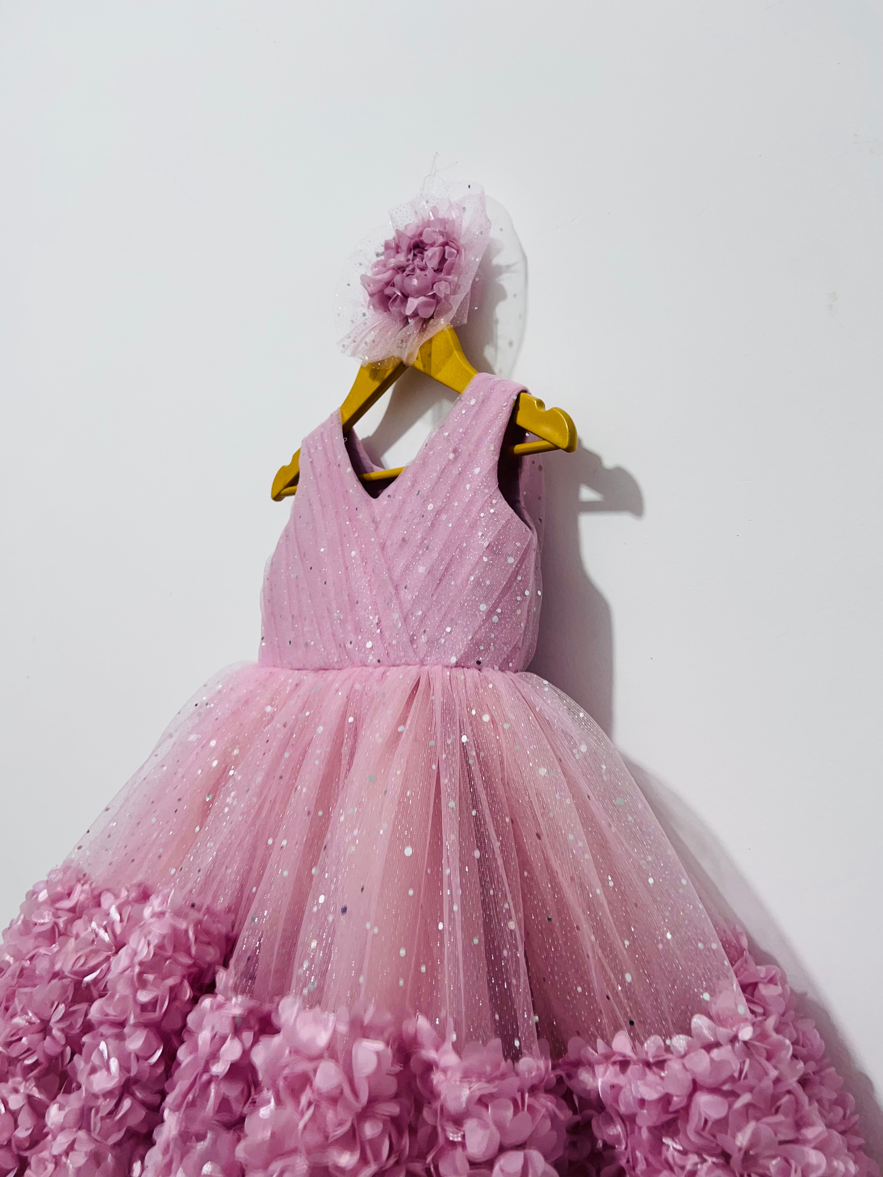 Amazing Flowers Baby Girl Gown