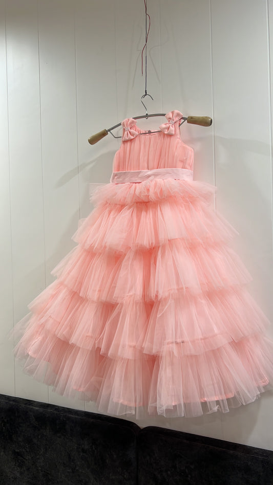 Pink Gown For Baby Girl Dress