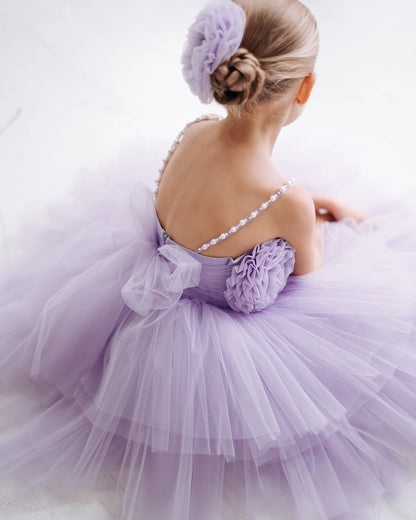 Adorable Lavender Colour Baby Dress