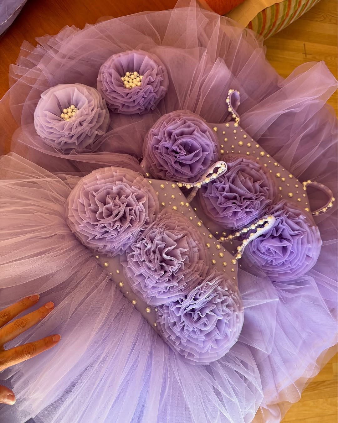 Adorable Lavender Colour Baby Dress