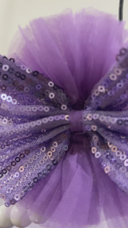 Elegante Purple Birthday Dress