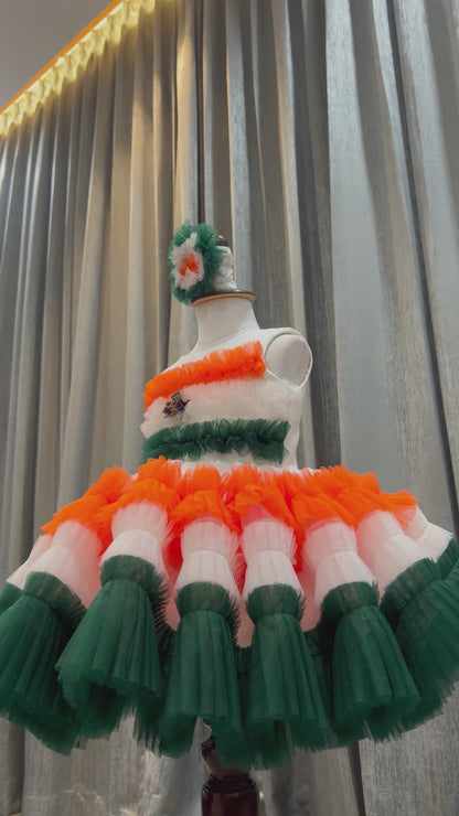 Amzing Indian Flag Frock